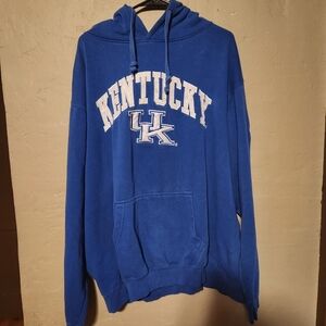 University Of Kentucky Blue 84 Mens Hoodie 2xl Blue